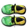 Green & Yellow Electricity - Black Soles